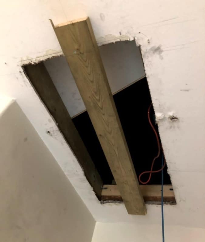 Loft Ladders - How to fit them and enlarge a hatch - Mo's Blog